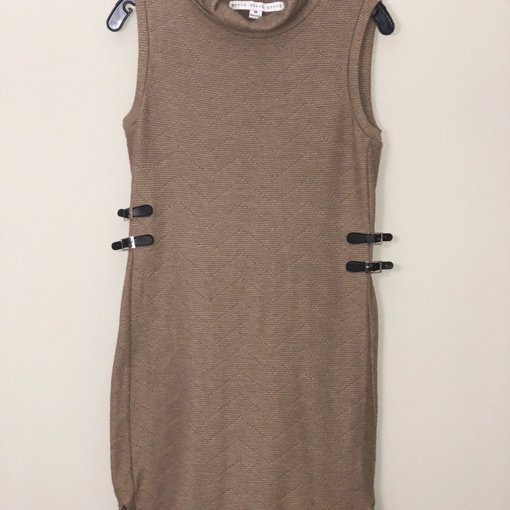 HYFVE Ribbed Turtleneck Midi Dress - Picture 4 of 4